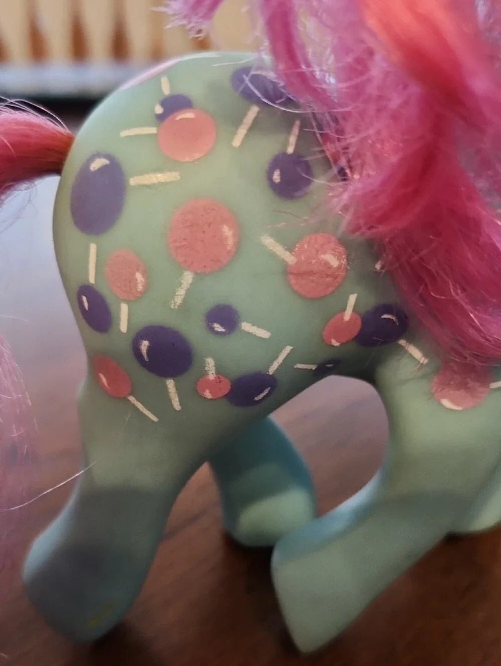 Twice as Fancy G1 Lollipop My lil pony Sweet tooth 1987 Hasbro Blue Pony Toy